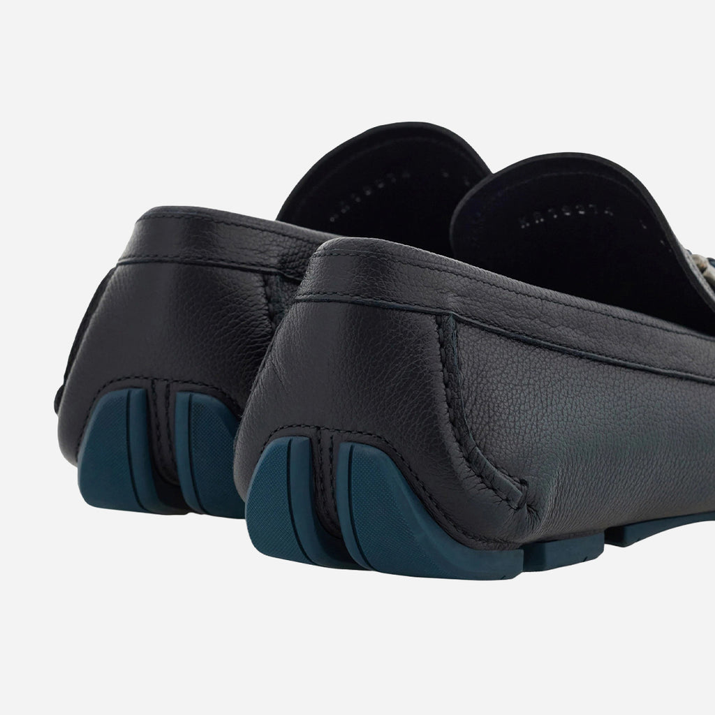 Zapato Mocasines Driver Front Azul Titanio S.F.
