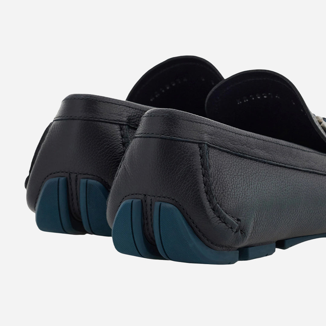 Zapato Mocasines Driver Front Azul Titanio S.F.