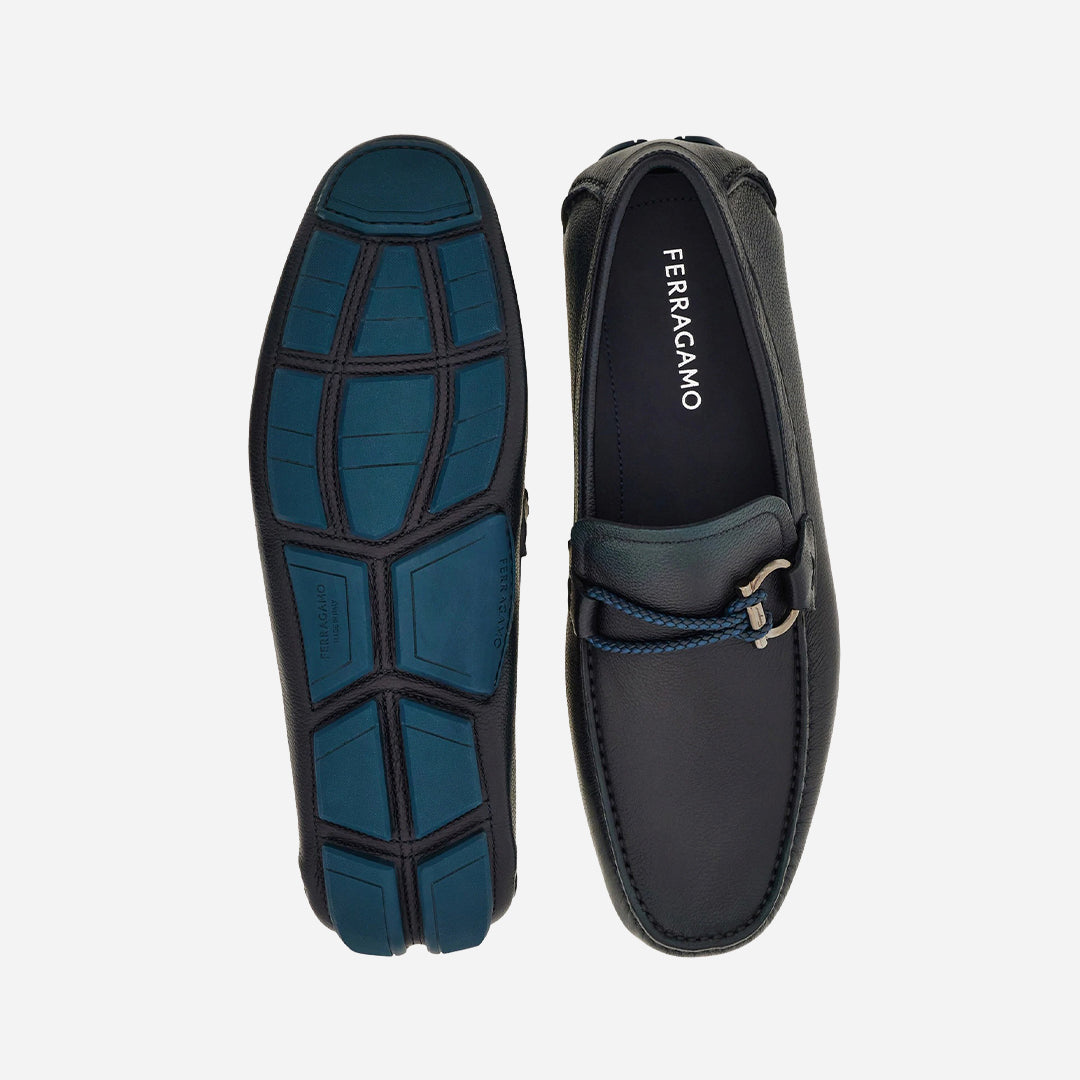 Zapato Mocasines Driver Front Azul Titanio S.F.