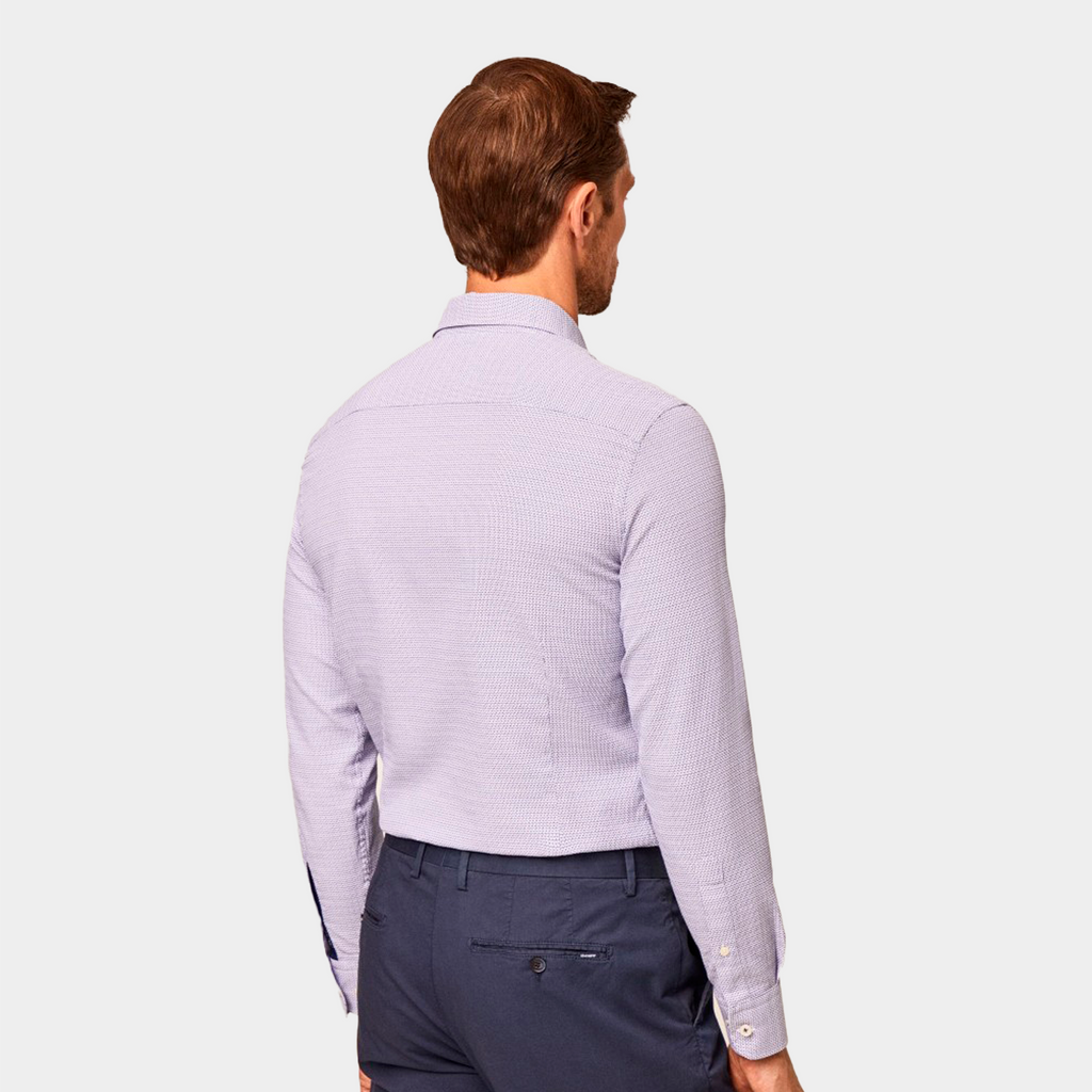 CAMISA HACKETT AZUL 52% COTTON, 48% POLYESTER (HM309413-8AS)