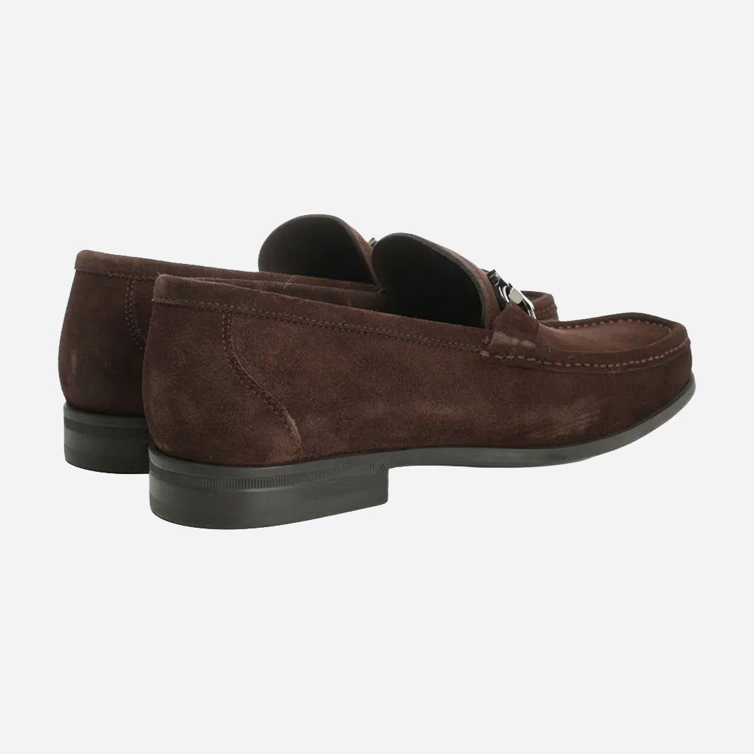 Zapato Mocasines Grandioso Gamuzado Marrón S.F.
