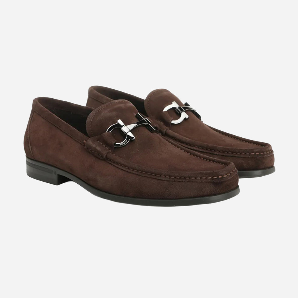 Zapato Mocasines Grandioso Gamuzado Marrón S.F.
