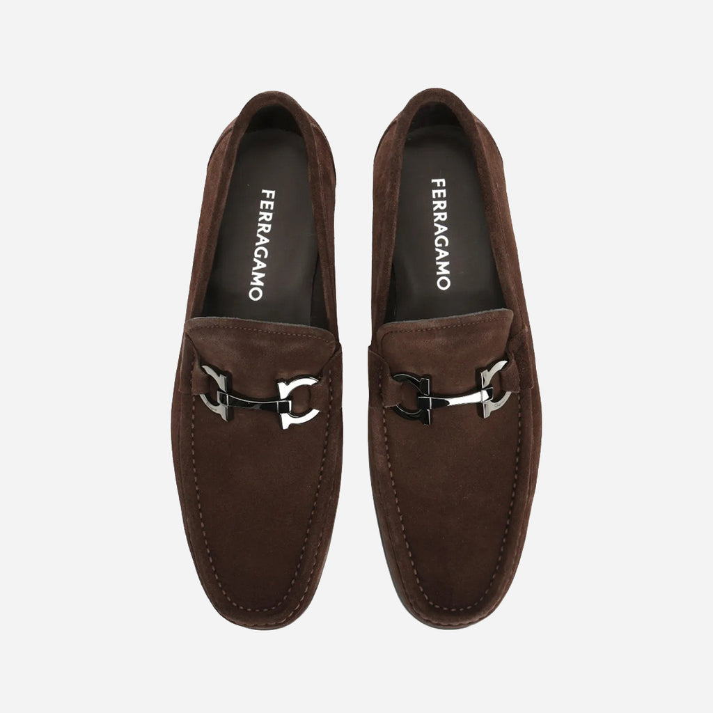 Zapato Mocasines Grandioso Gamuzado Marrón S.F.