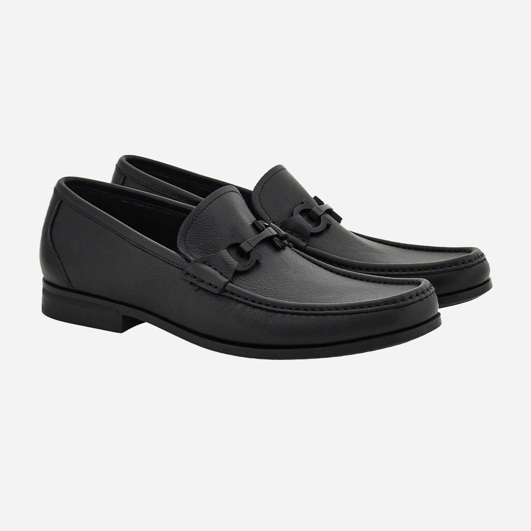 Zapato Mocasines Grandioso Clásico Negro S.F.
