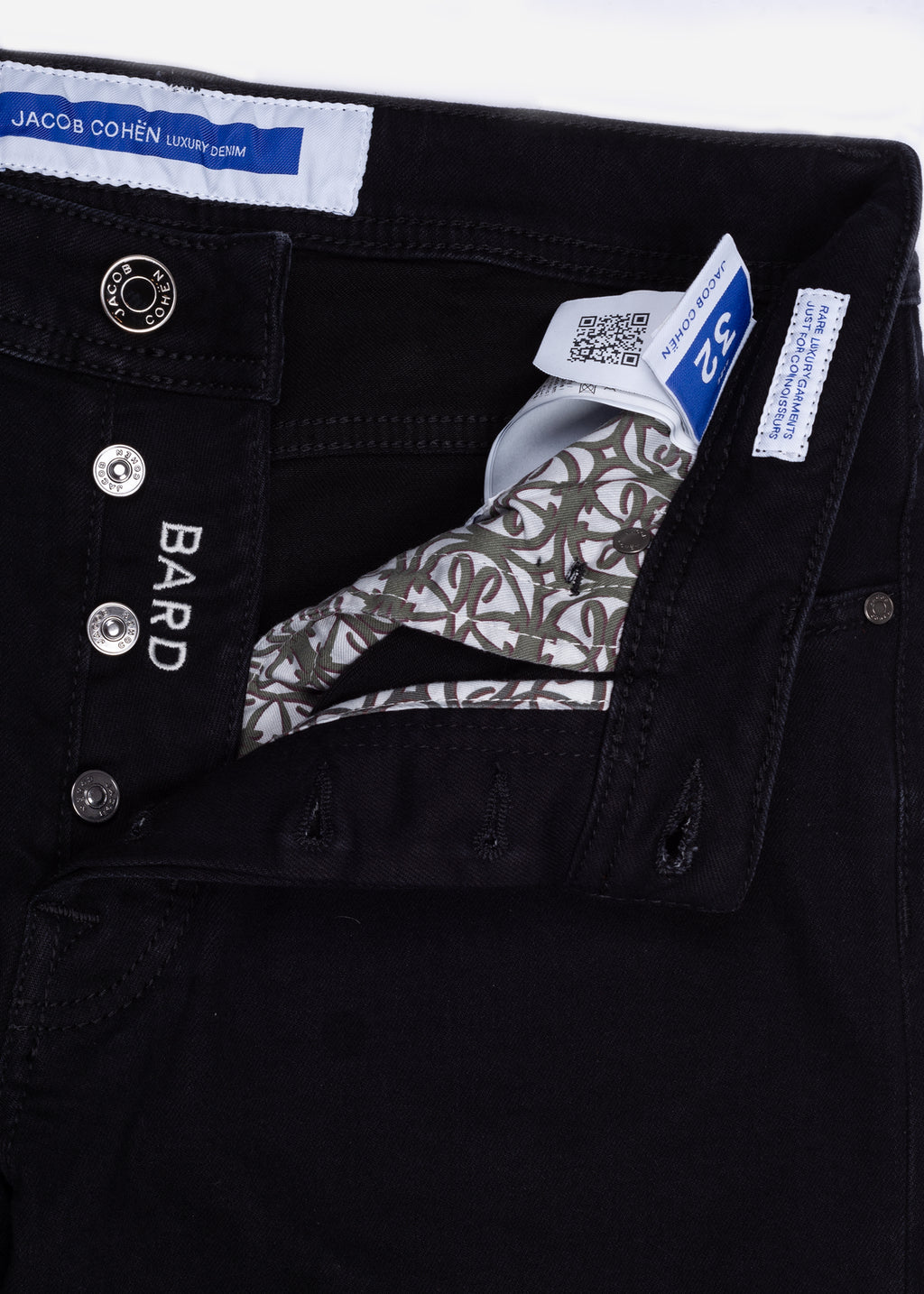 Jeans Negro en Algodón, Modal y Elastano JC