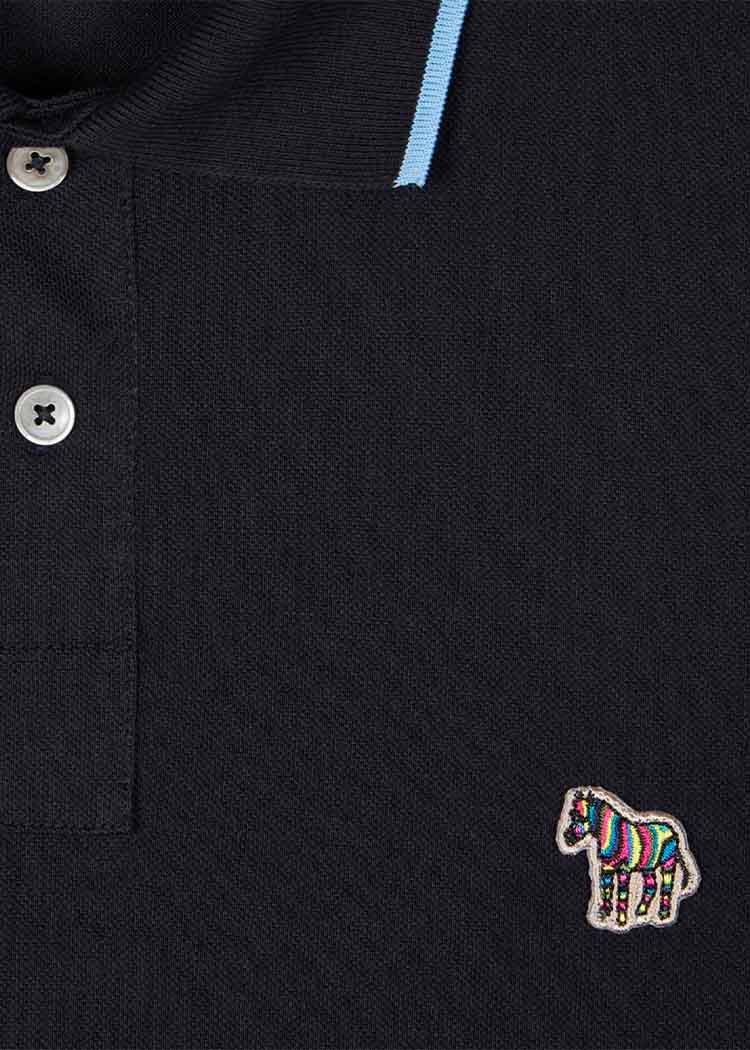 PS Paul Smith Playera Tipo Polo Con Motivo Zebra | Azul |