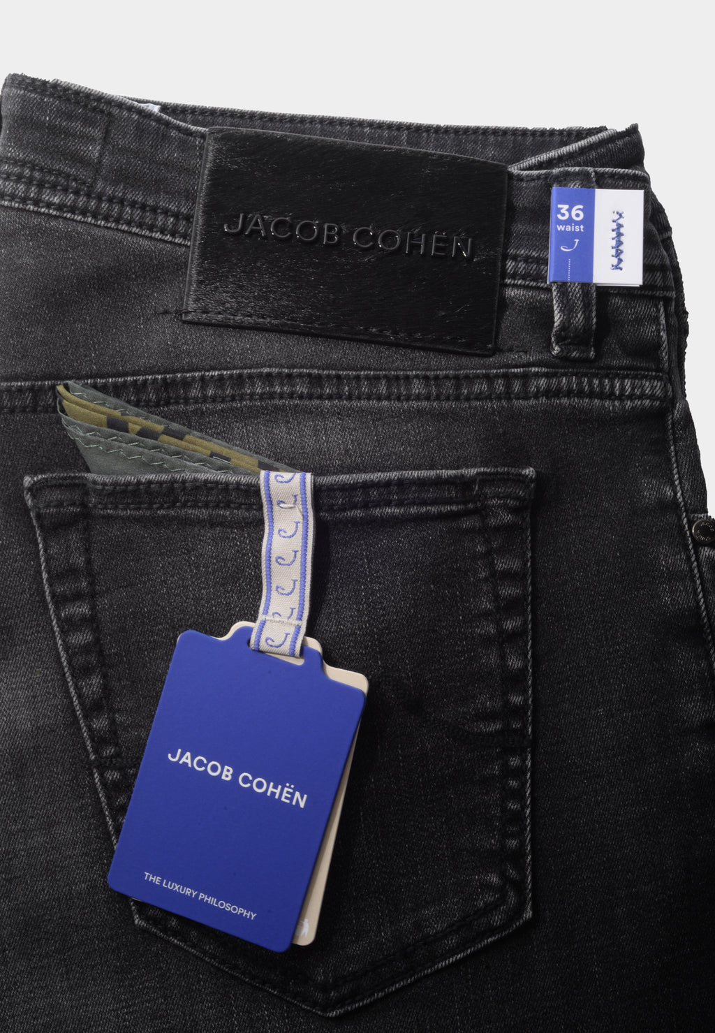 JEANS JACOB COHEN NEGRO ALGODON (UQE0430S3733466D)