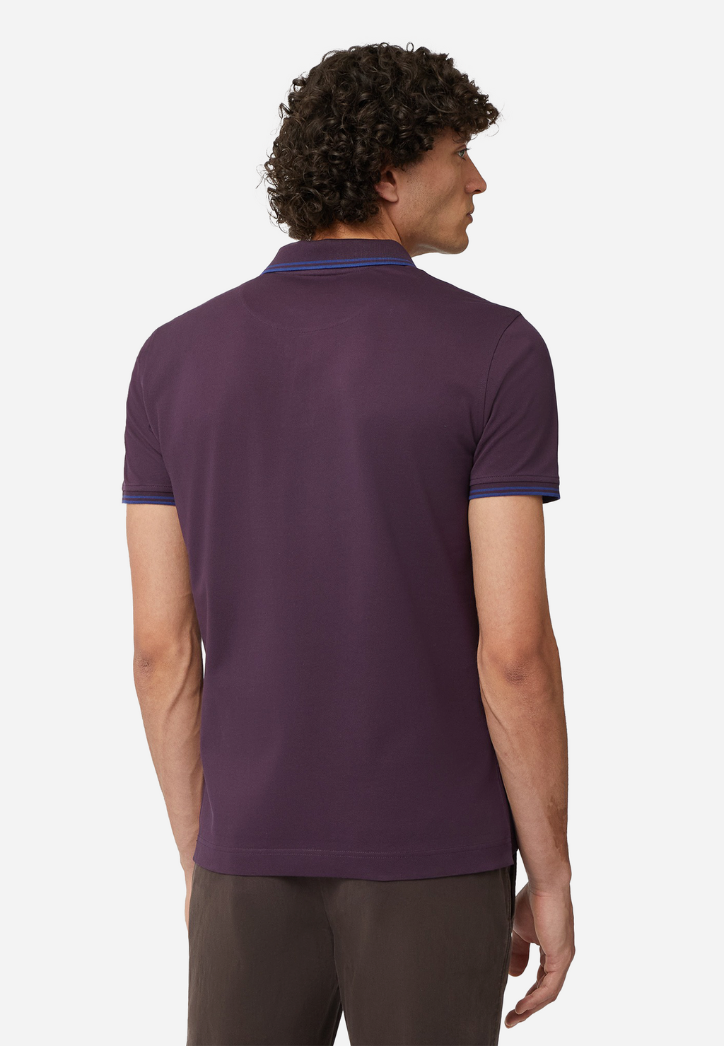 CAMISETA POLO HARMONT & BLAINE MORADO ALGODON (LNM010021148588)