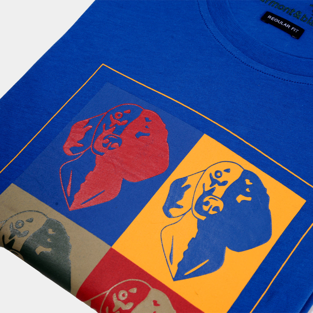 T-SHIRT HARMONT AZUL ALGOD (IRK222021223-805)