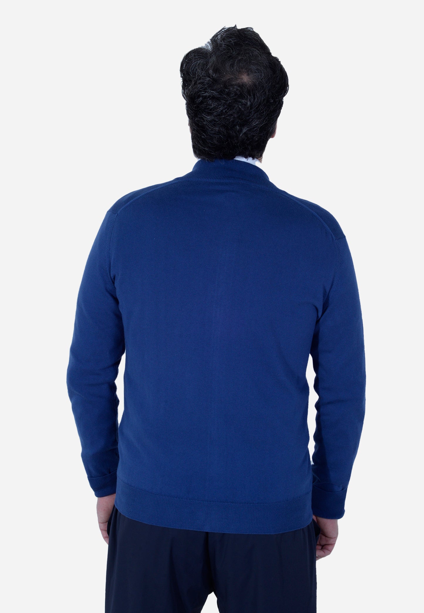 SWETER HARMONT & BLAINE AZUL ALGODÓN (HRL080030075-856)