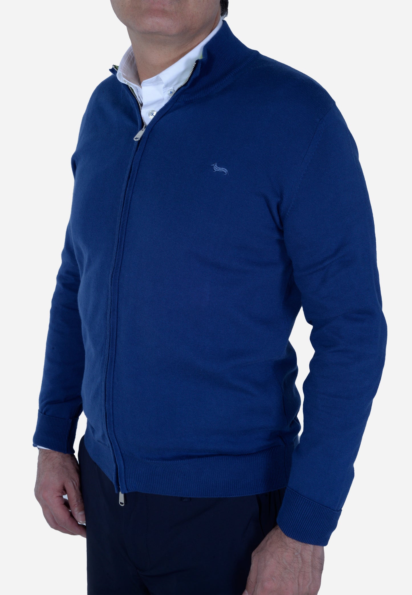 SWETER HARMONT & BLAINE AZUL ALGODÓN (HRL080030075-856)