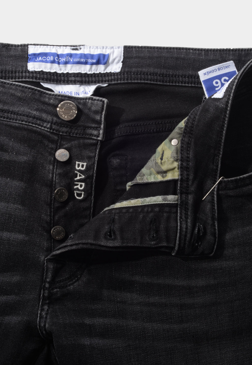 JEANS JACOB COHEN NEGRO ALGODON (UQE0430S3733466D)