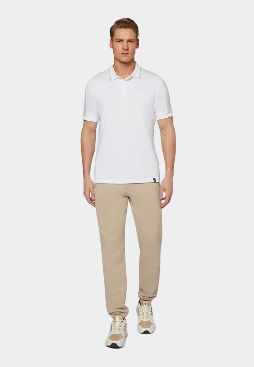 CAMISETA POLO BOGGI BLANCO ALG + PL+ ELAS