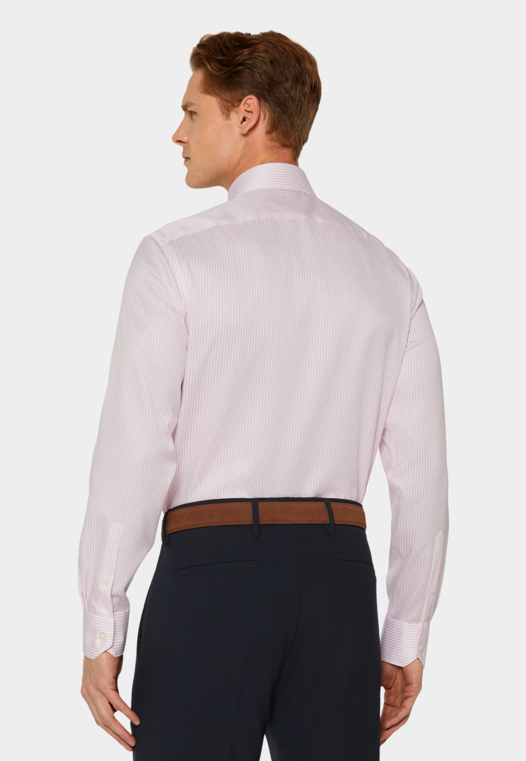 Camisa Clasic Rosada con Mircrorayas