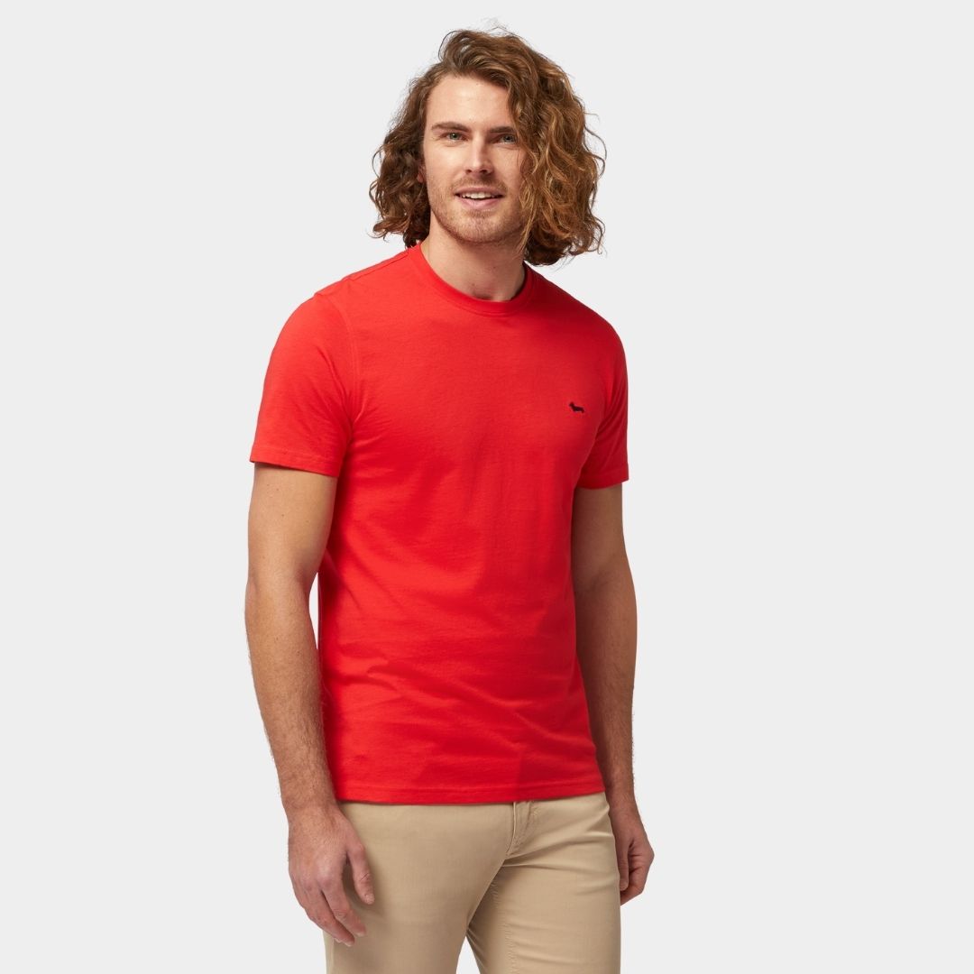 CAMISETA T-SHIRT HARMOT&BLAINE ROJO ALGODÓN (INL001021223-510)