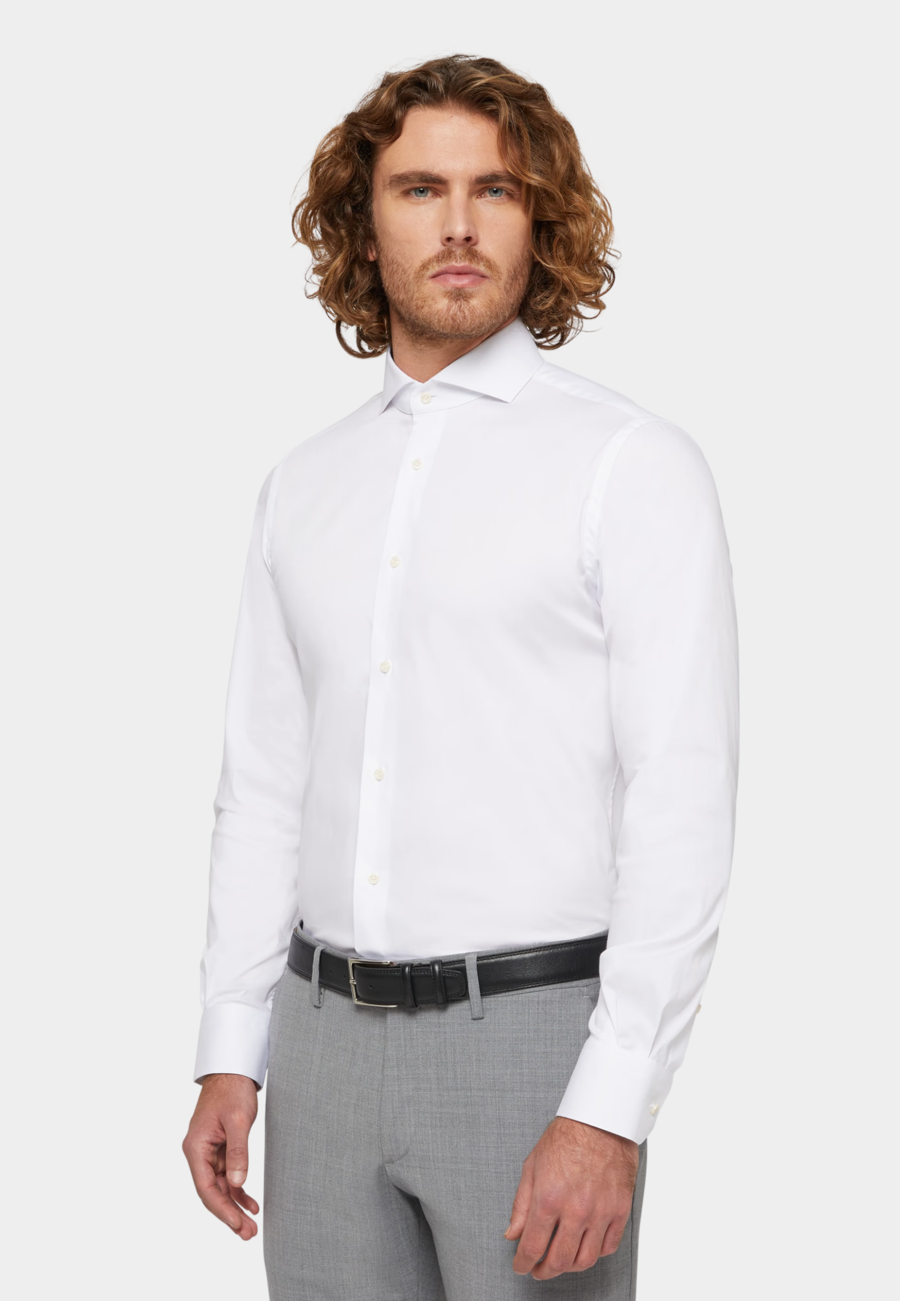 CAMISA BOGGI BLANCO ALG + POLIA + ELAS