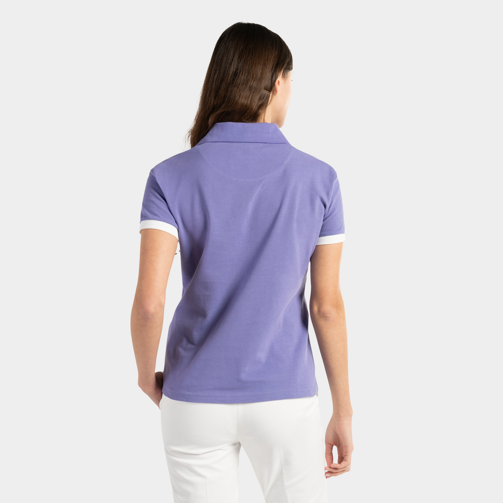 CAMISETA POLO HARMONT DAMA MORADO ALGODON (LSJDA1021222-529)