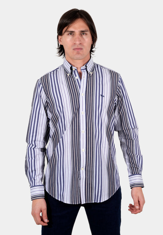 CAMISA HARMONT AZUL RYS ALGOD (CRK011012592B-801)