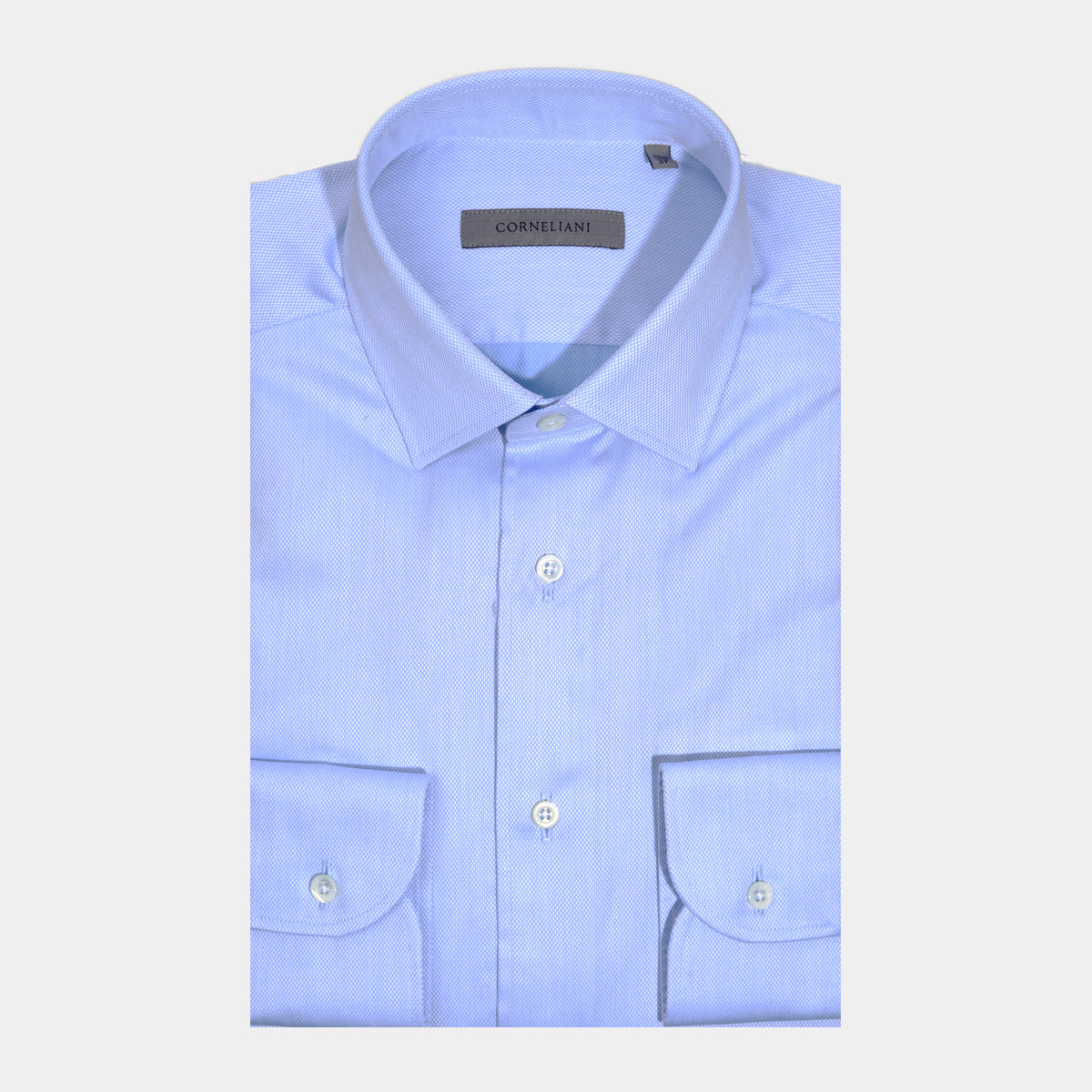 CAMISA CORNELIANI AZUL ALGODON (92P104-3811211-007)