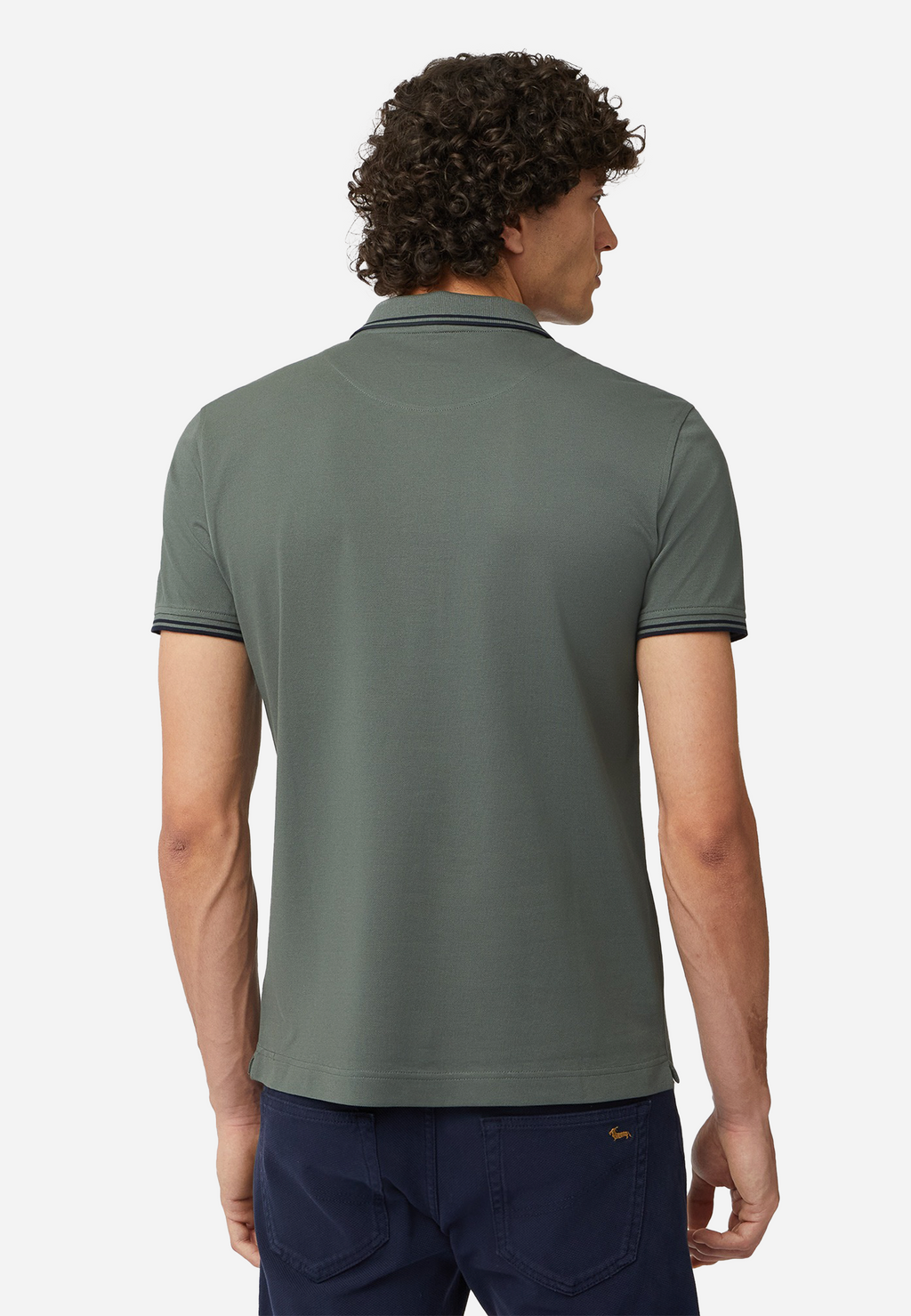 CAMISETA POLO HARMONT & BLAINE VERDE ALGODON (LNM010021148)