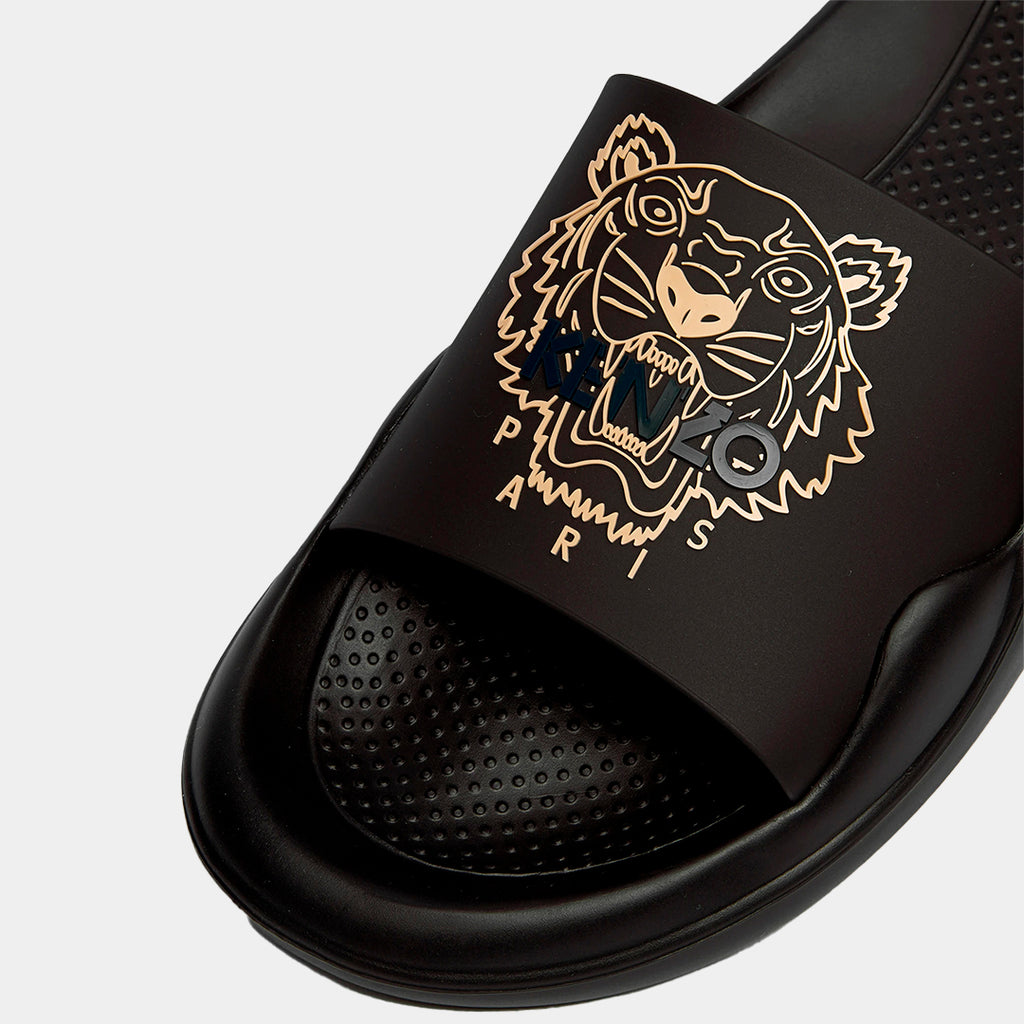 SANDALIA KENZO CABALLERO NEGRO PVC POLYVINYL (FC55MU104P60-99A)