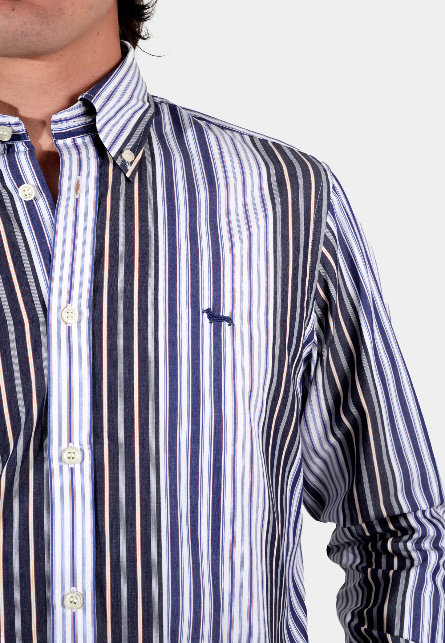 CAMISA HARMONT AZUL RYS ALGOD (CRK011012592B-801)