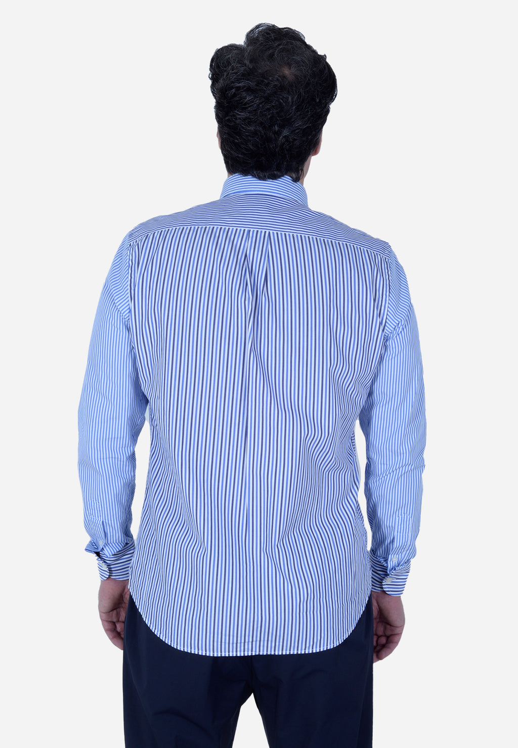 CAMISA HARMONT & BLAINE RAYAS AZUL ALGODÓN (CRL062012755M-100)