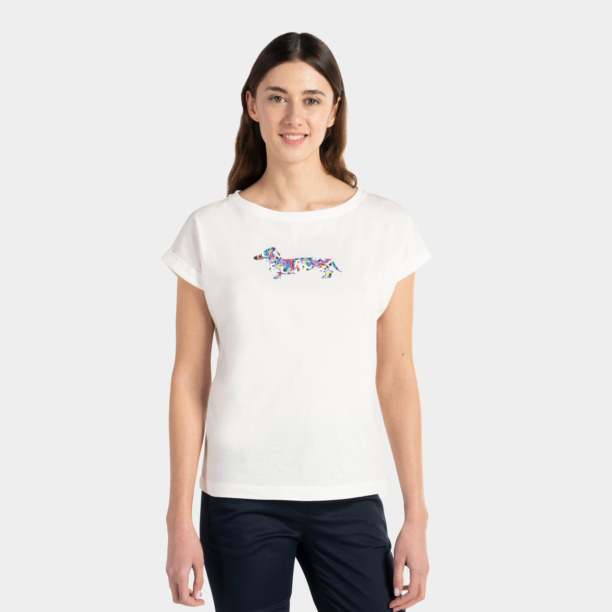 CAMISETA-TSHIRT HARMONT DAMA BLANCO ALGODON (I0JD85021223-102)