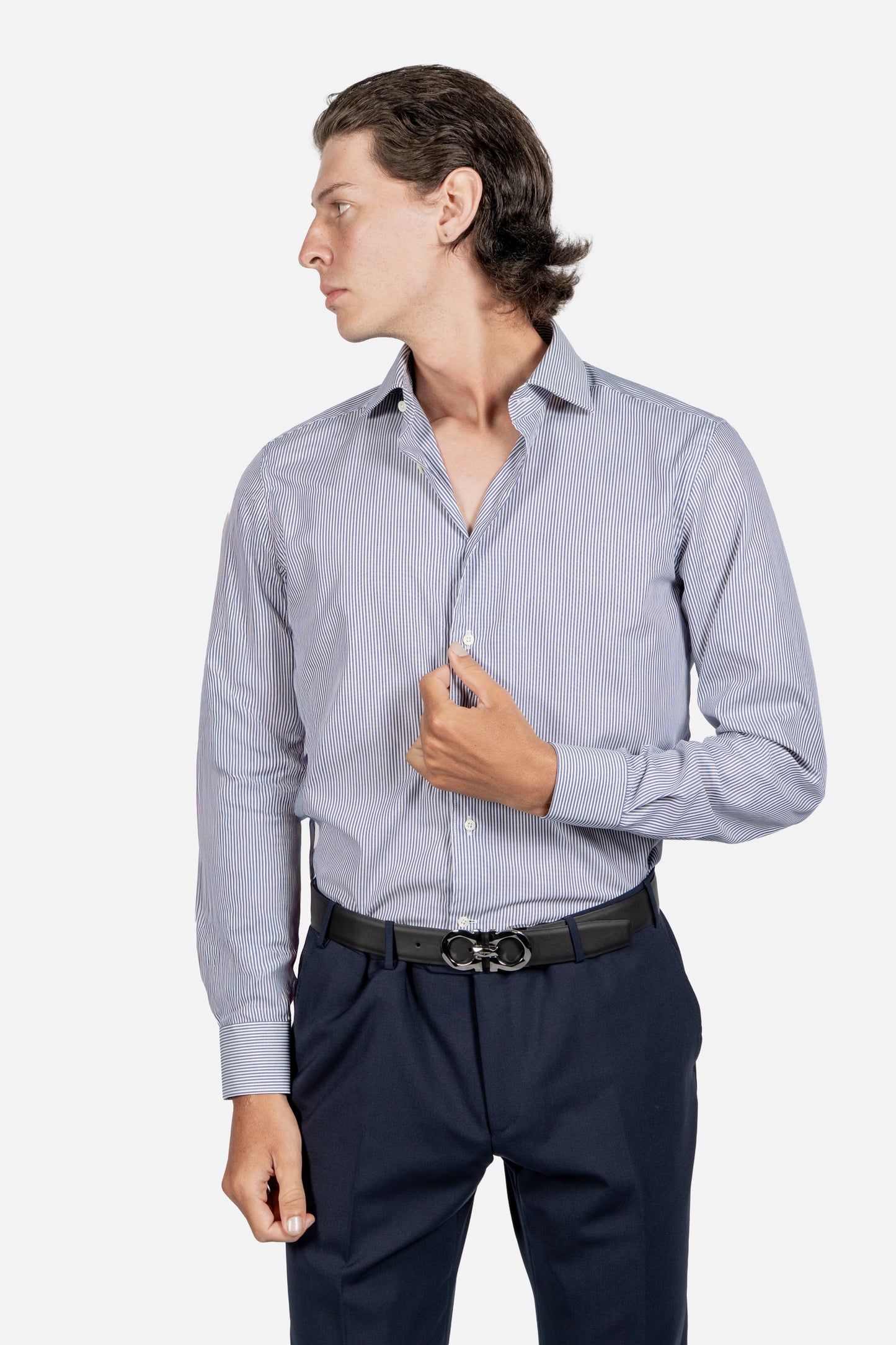 CAMISA CORNELIANI RYS AZUL ALGODON (93P100-9311409-012)