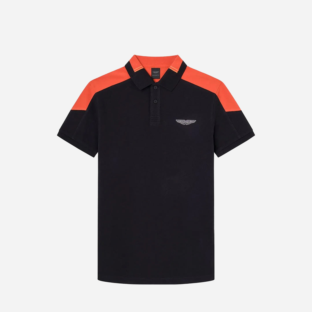 CAMISETA POLO HACKETT LONDON NEGRO ALGODON  (HM563227-999)