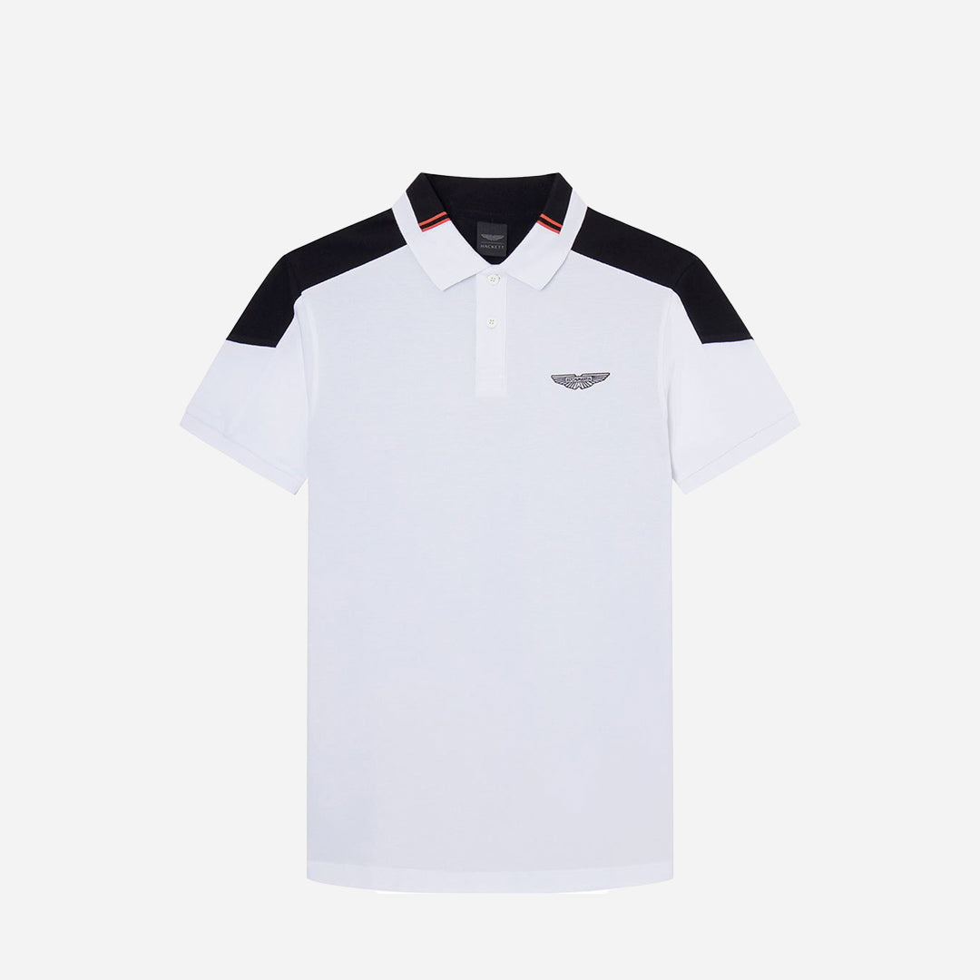 CAMISETA POLO HACKETT LONDON BLANCO ALGODON (HM563227-800)