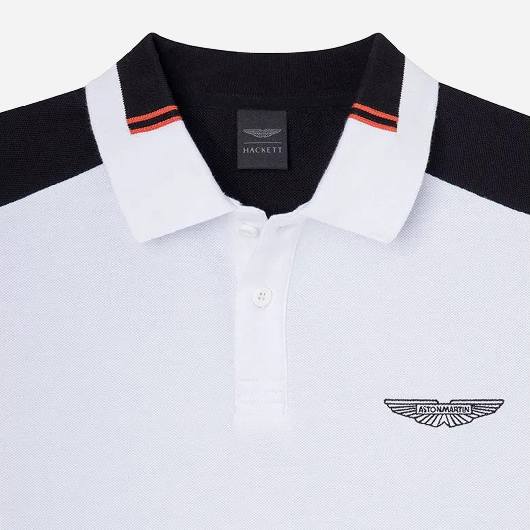 CAMISETA POLO HACKETT LONDON BLANCO ALGODON (HM563227-800)