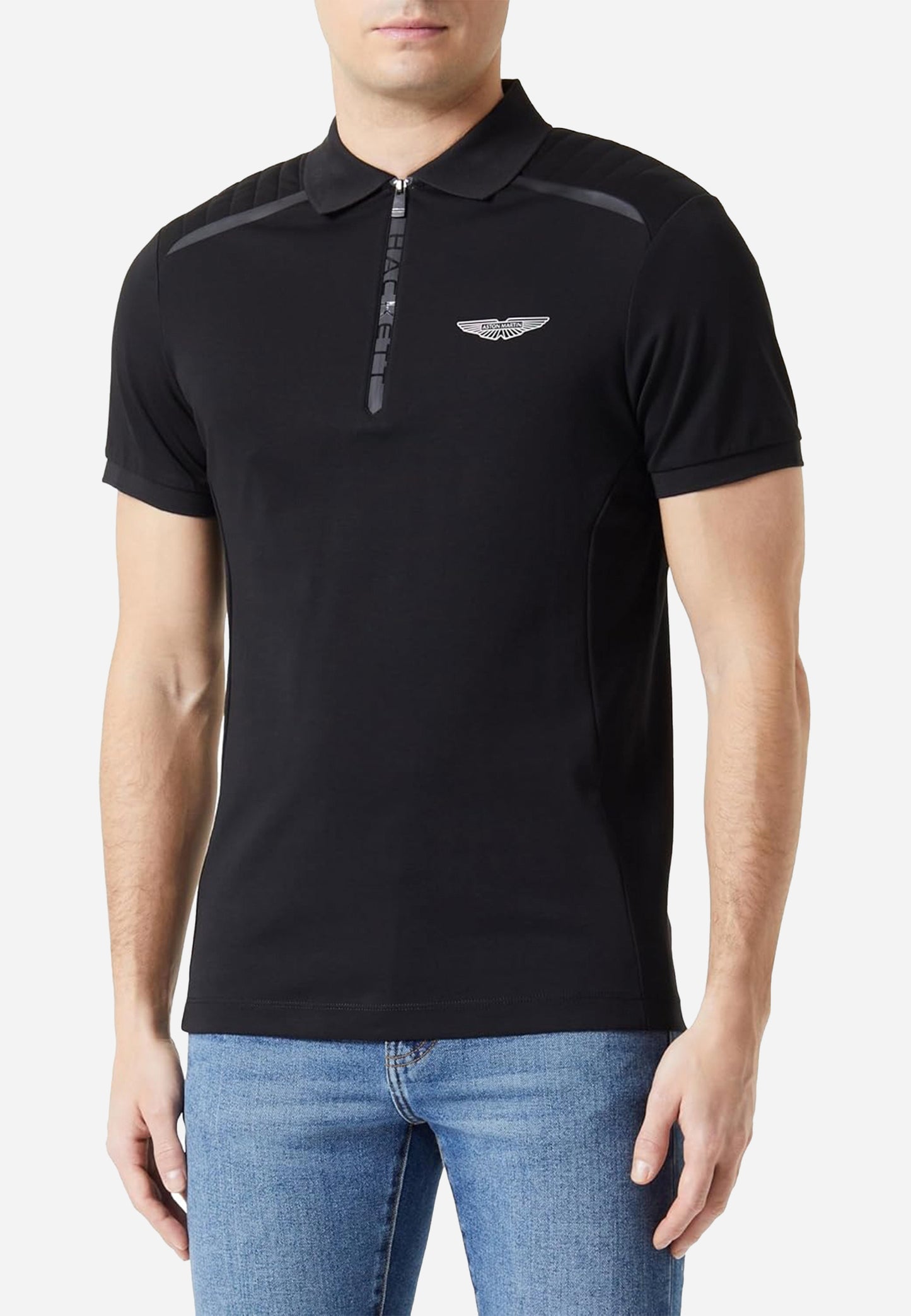 CAMISETA POLO HACKETT LONDON NEGRO ALGODON (HM563228-999)