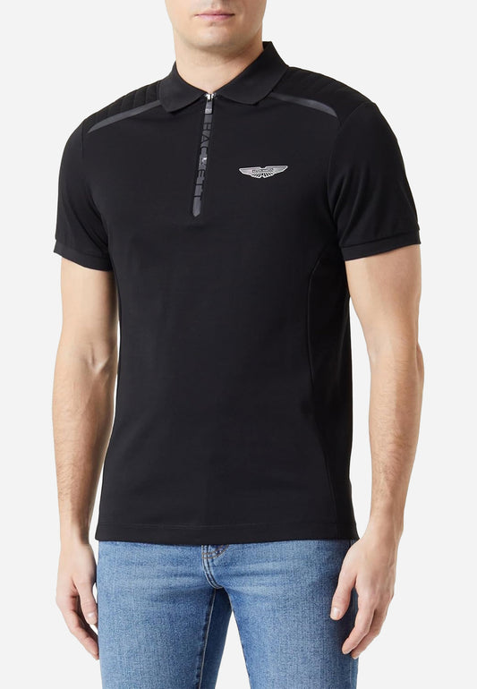 CAMISETA POLO HACKETT LONDON NEGRO ALGODON (HM563228-999)