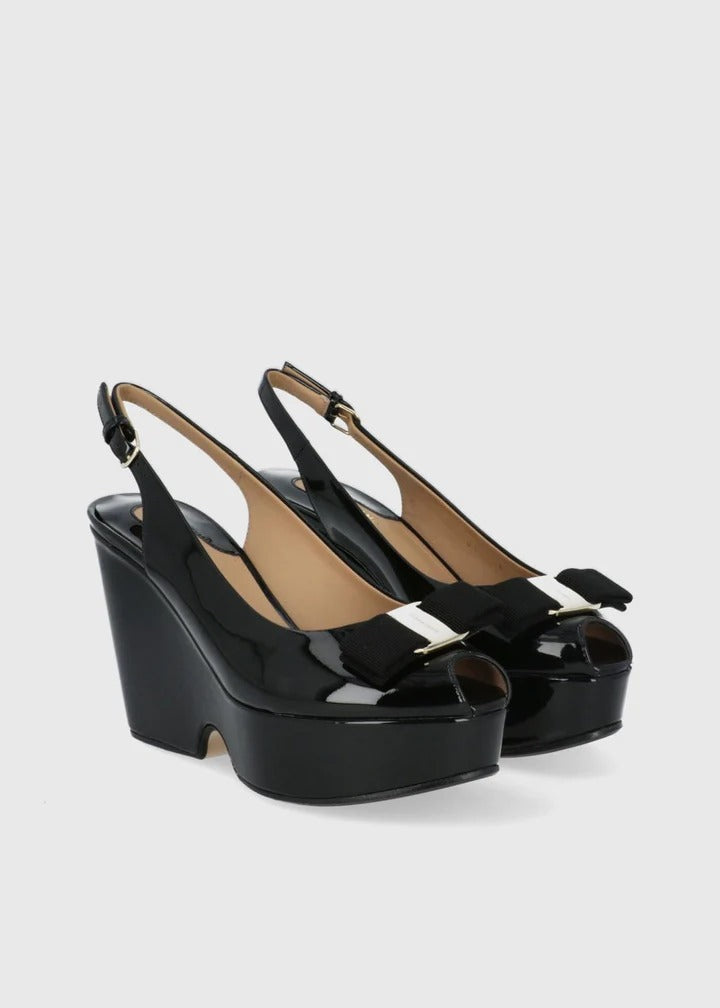 Zapato Dama Lally Platform Negro S.F.