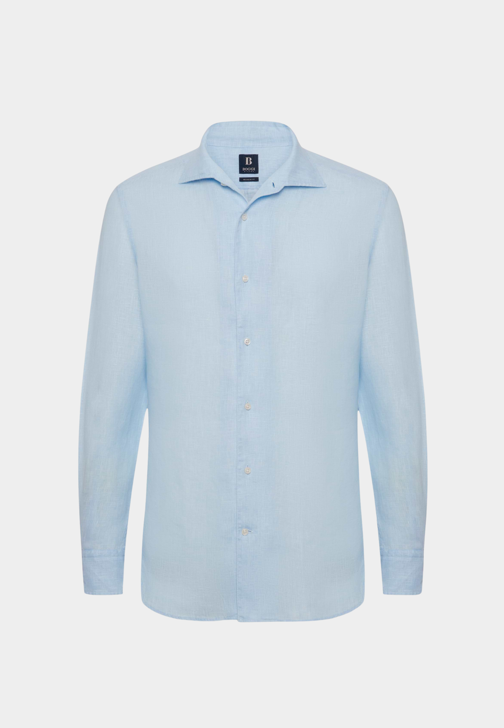 CAMISA SPORT BOGGI AZUL LINO (24P042704)