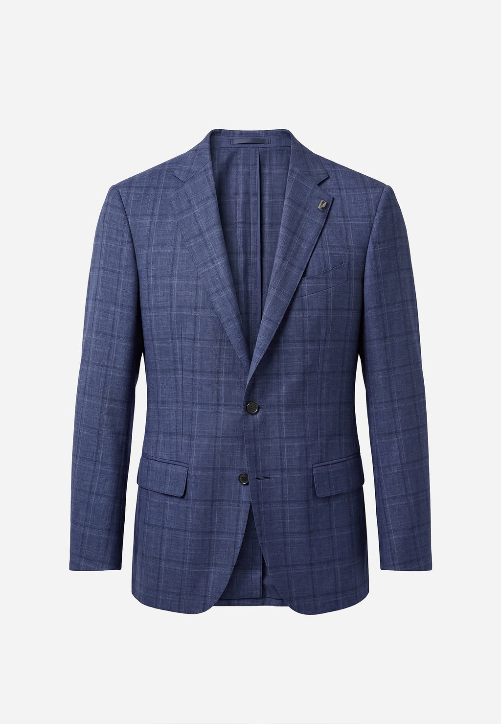 Saco Check Azul Marino P.