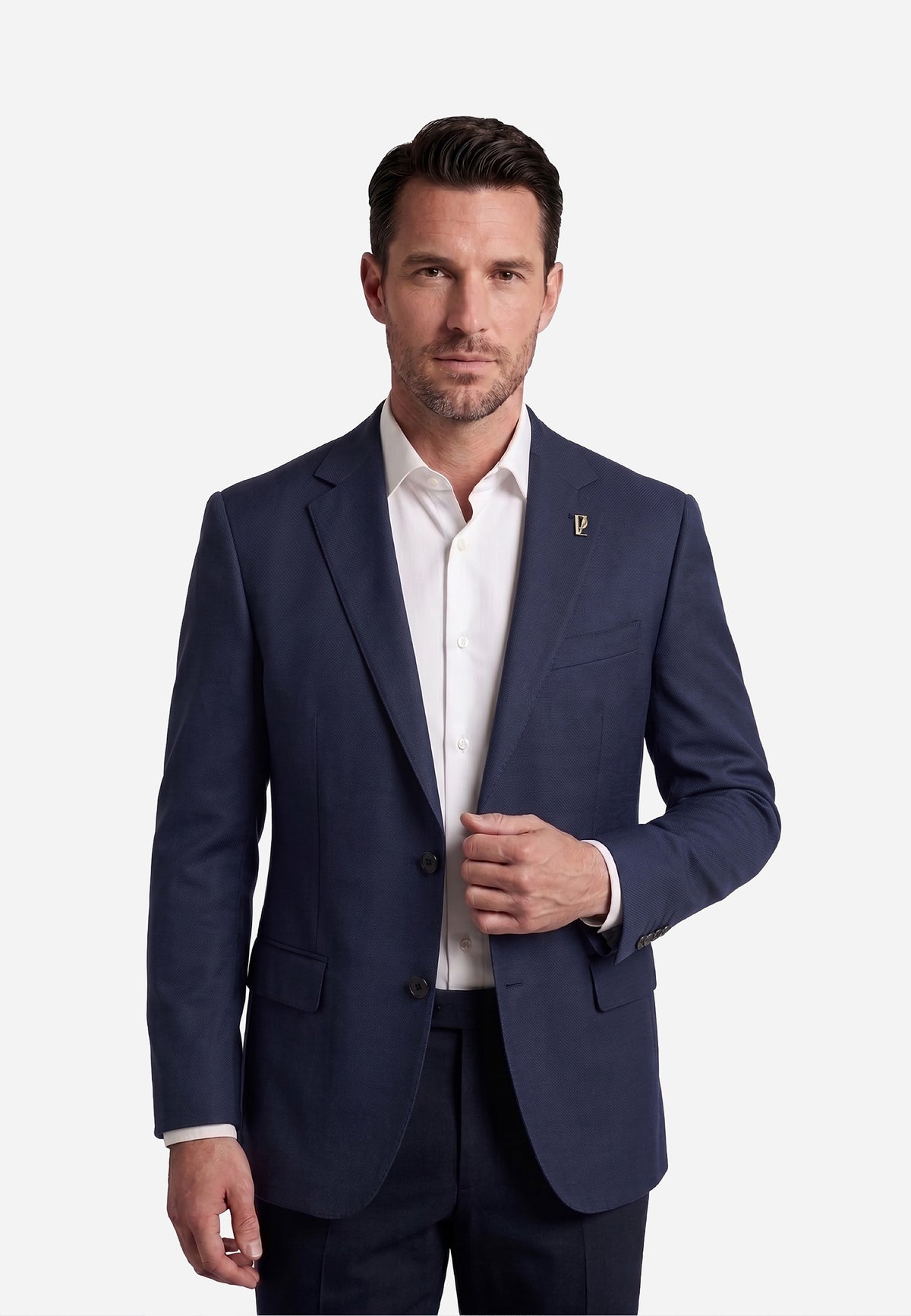 Saco Clásico Lana Azul Marino P.