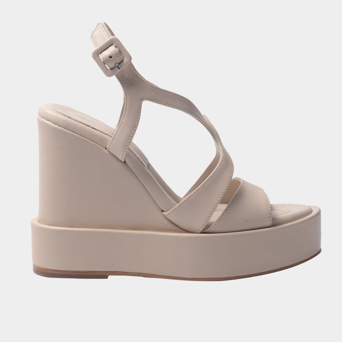 SANDALIA PALOMA BARCELO BEIGE CUERO (8423117EIDER)