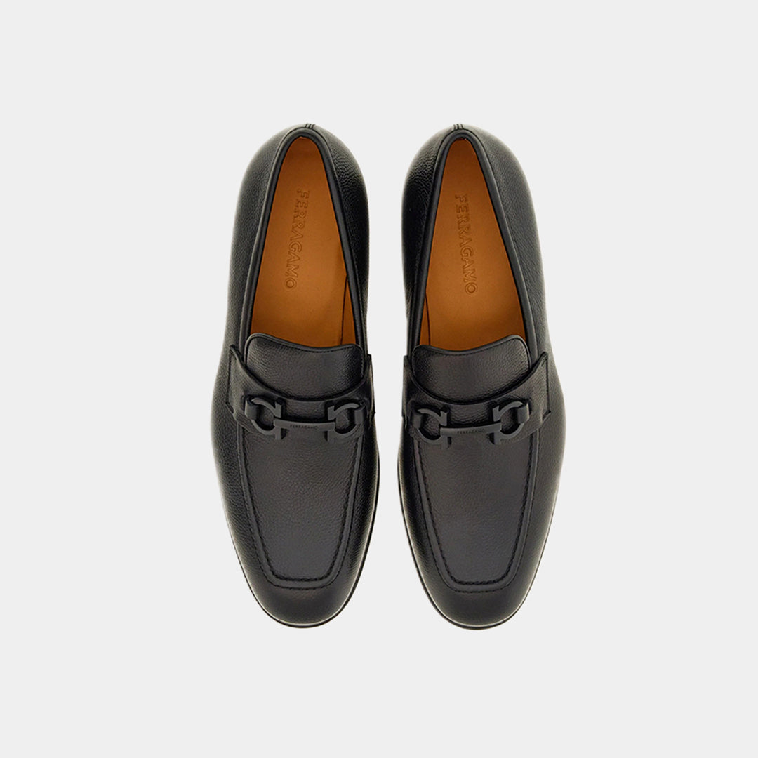 ZAPATO FERRAGAMO NEGRO CUERO (768931-FOSTER)
