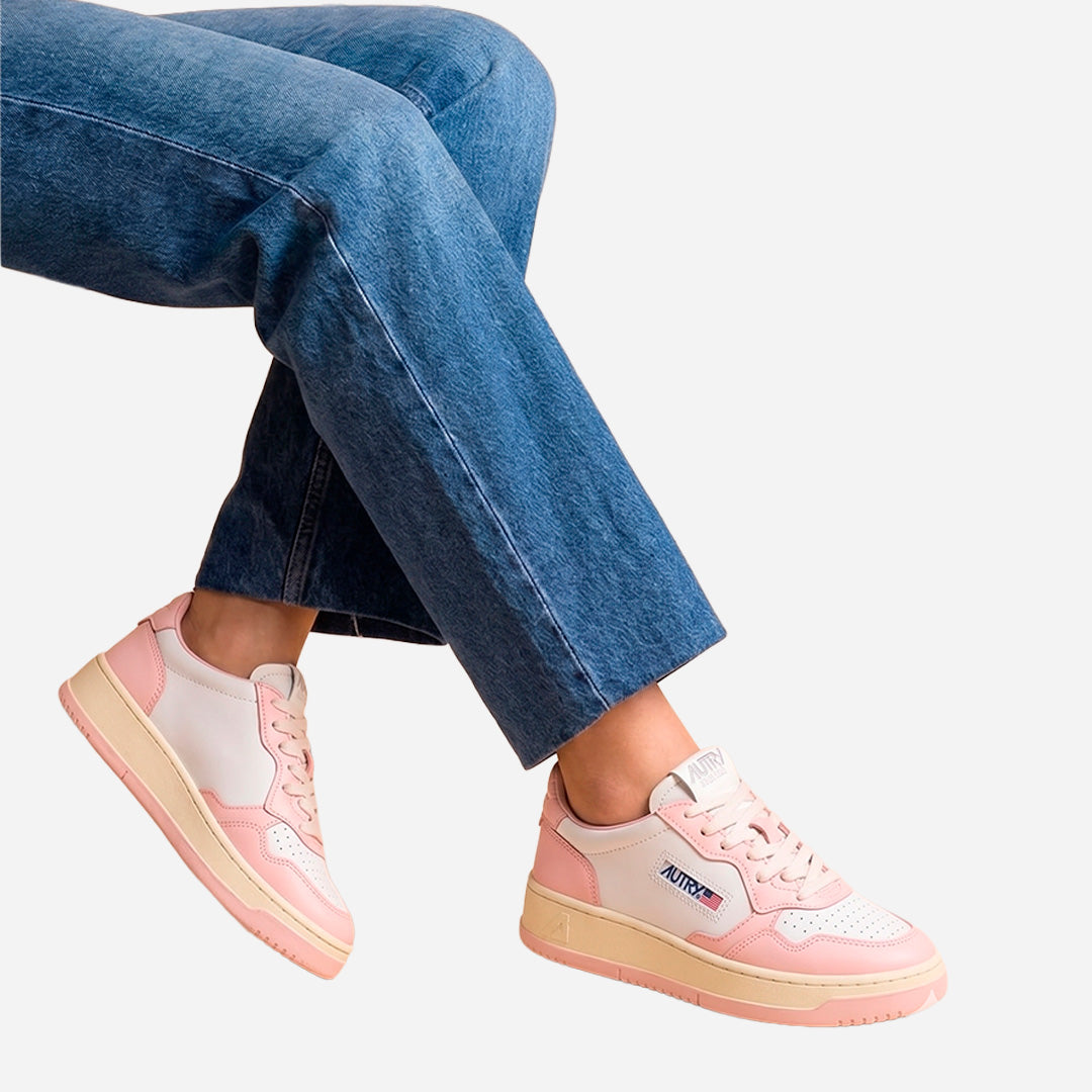Tenis Medalist Mujer Bicolor Rosa/Blanco A.