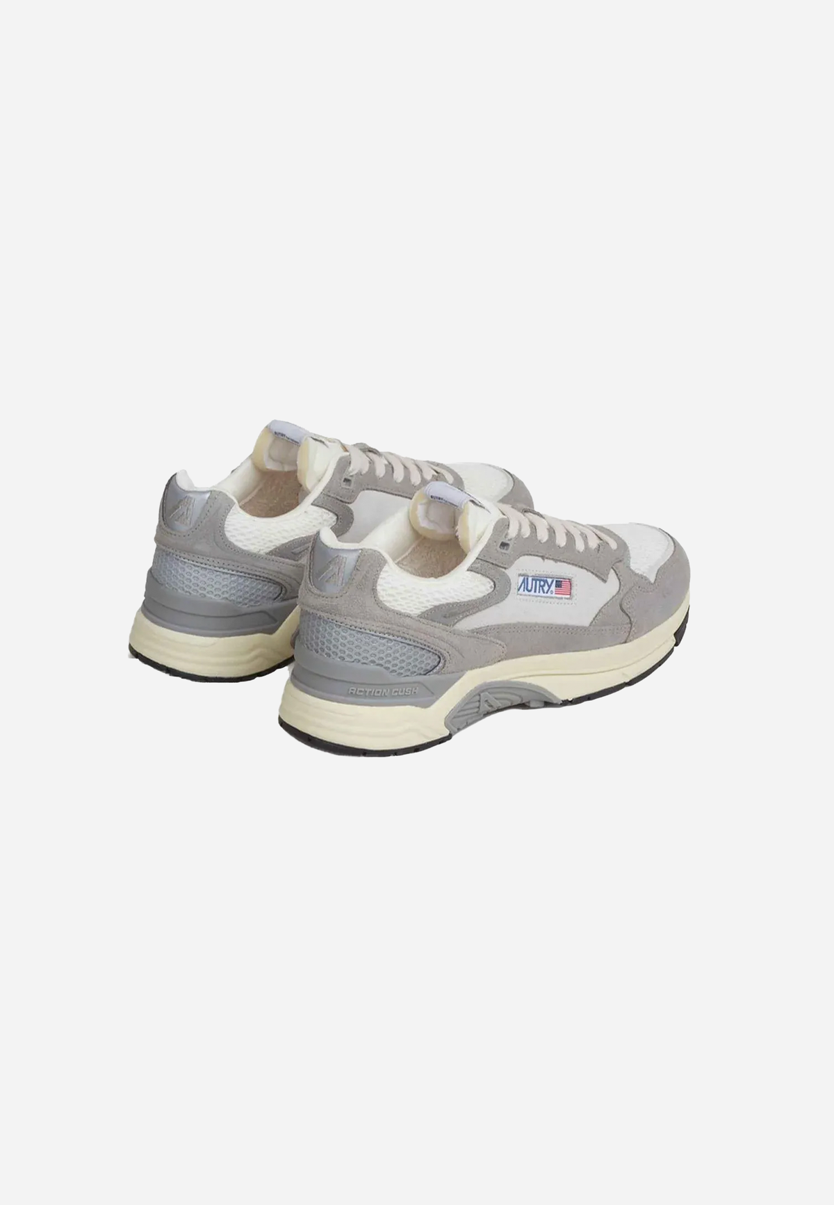 Hyperway Low Man Suede/Mesh WHT/SILV A.