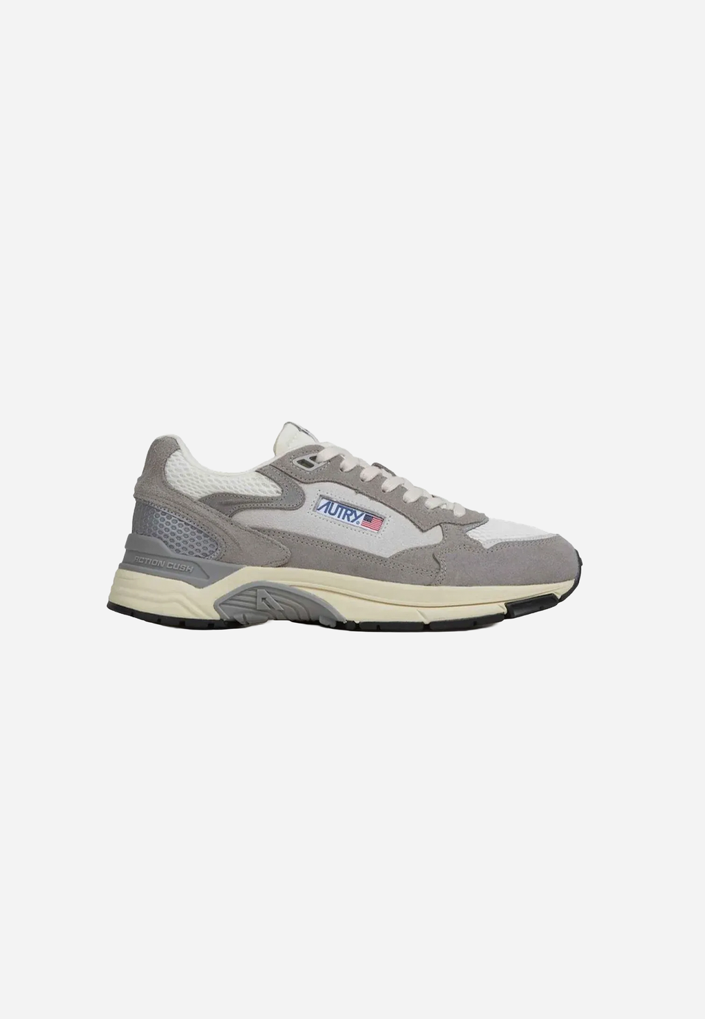 Hyperway Low Man Suede/Mesh WHT/SILV A.