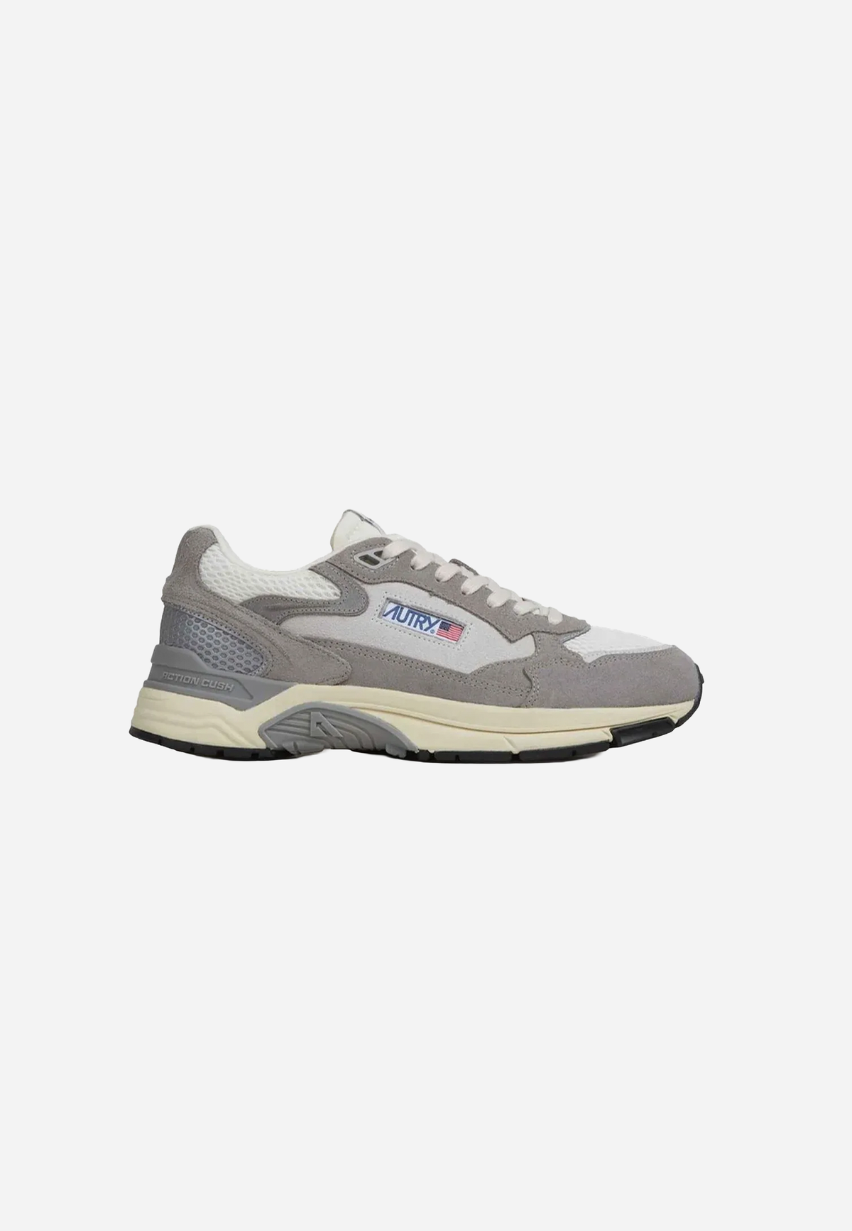Hyperway Low Man Suede/Mesh WHT/SILV A.