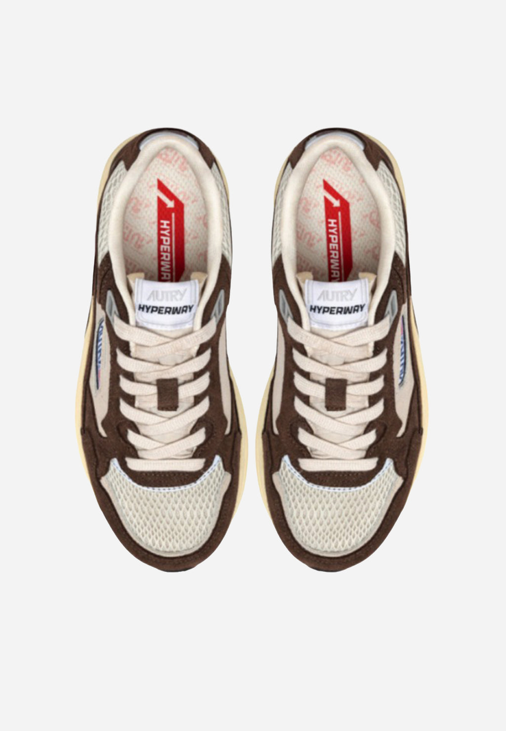 Hyperway Low Woman Suede/Mesh BRN/SILV A.