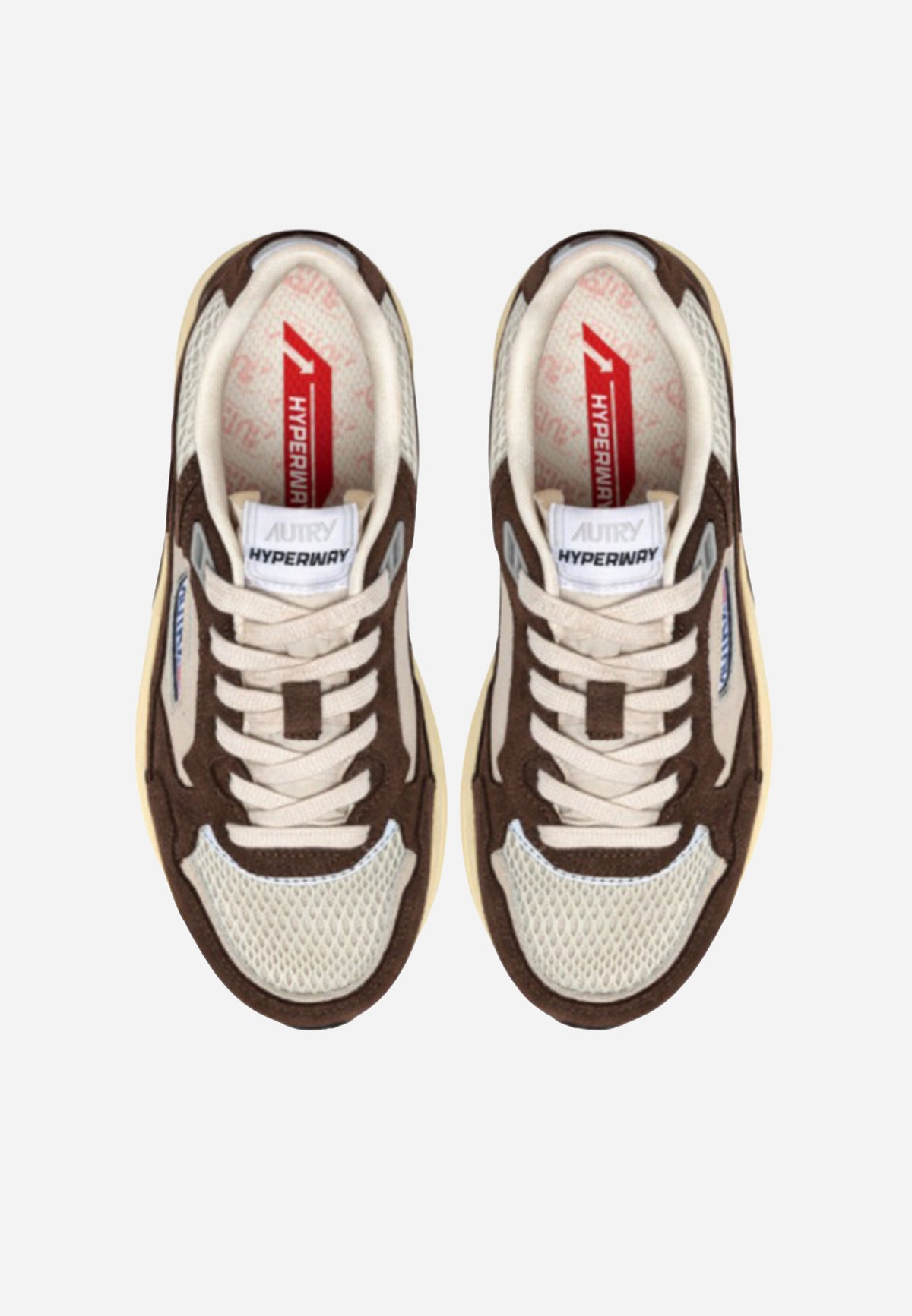 Hyperway Low Woman Suede/Mesh BRN/SILV A.