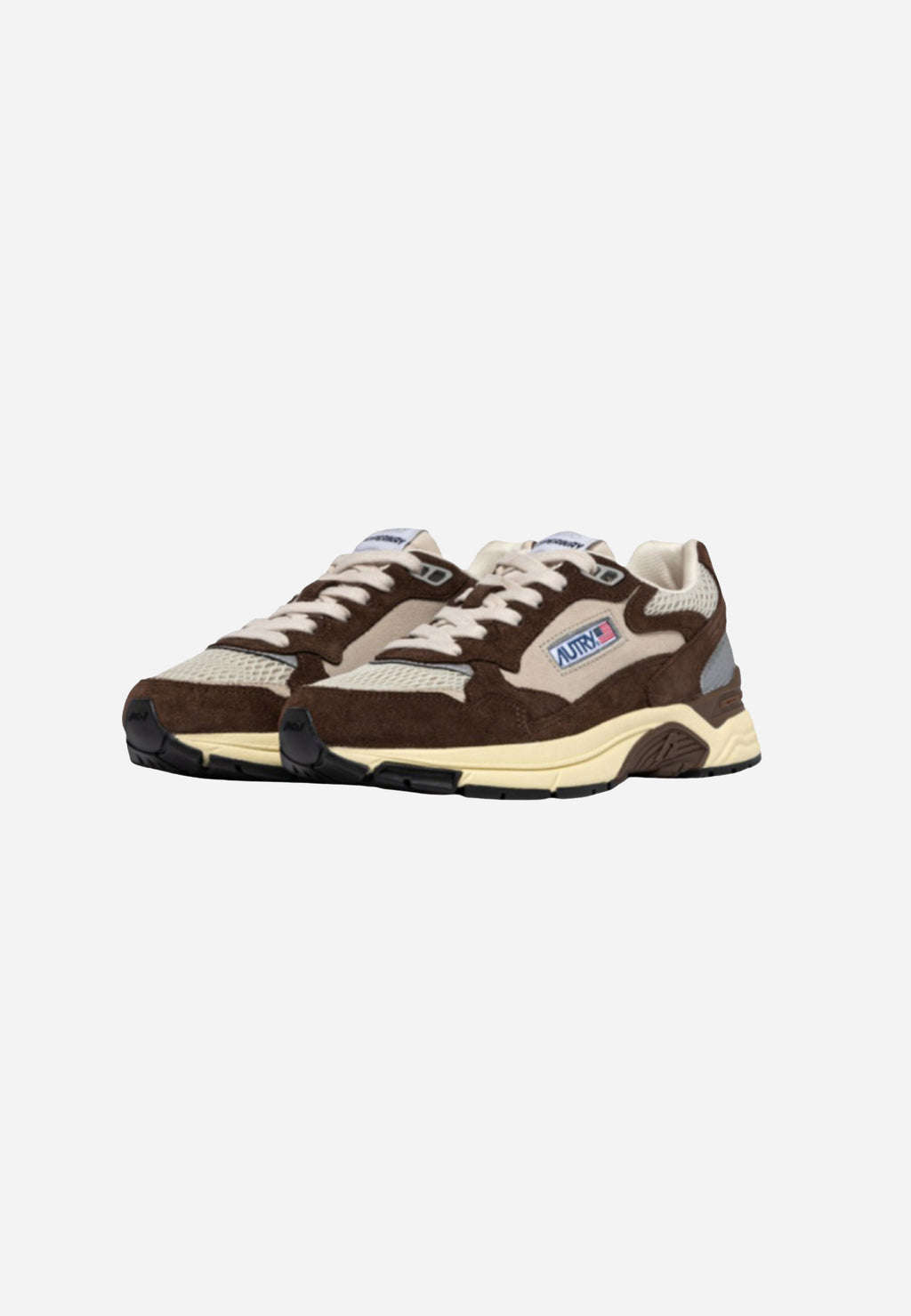 Hyperway Low Woman Suede/Mesh BRN/SILV A.