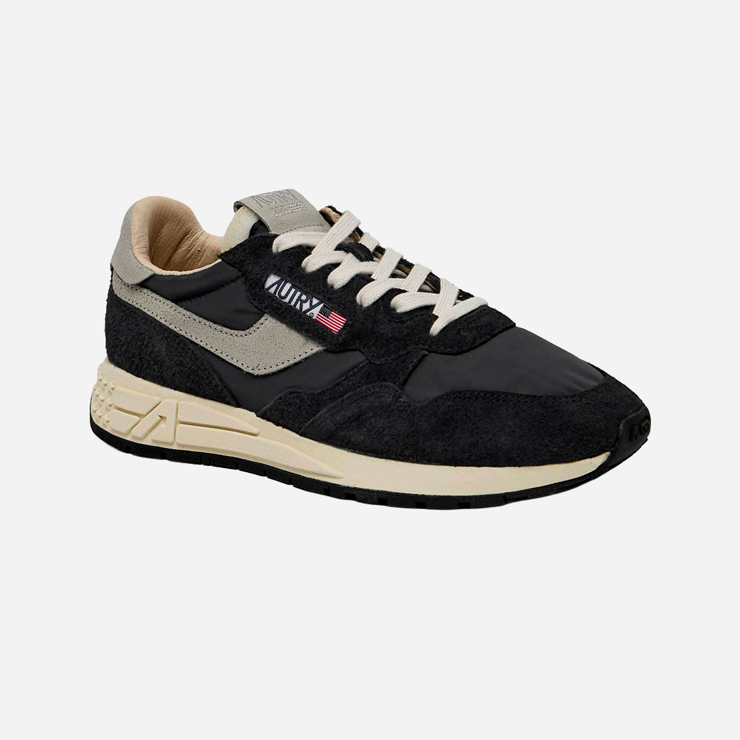 Tenis Reelwind Low Gamuza Negro/Marfil A.