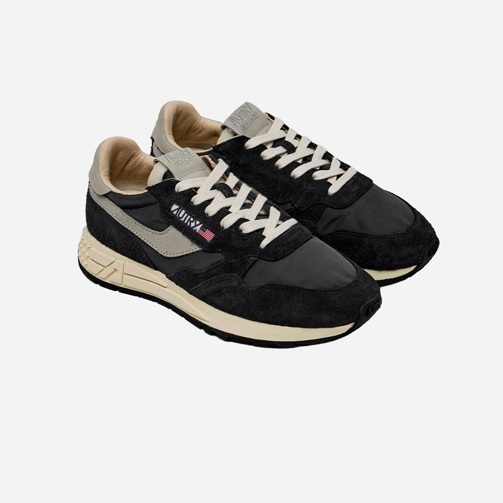 Tenis Reelwind Low Gamuza Negro/Marfil A.