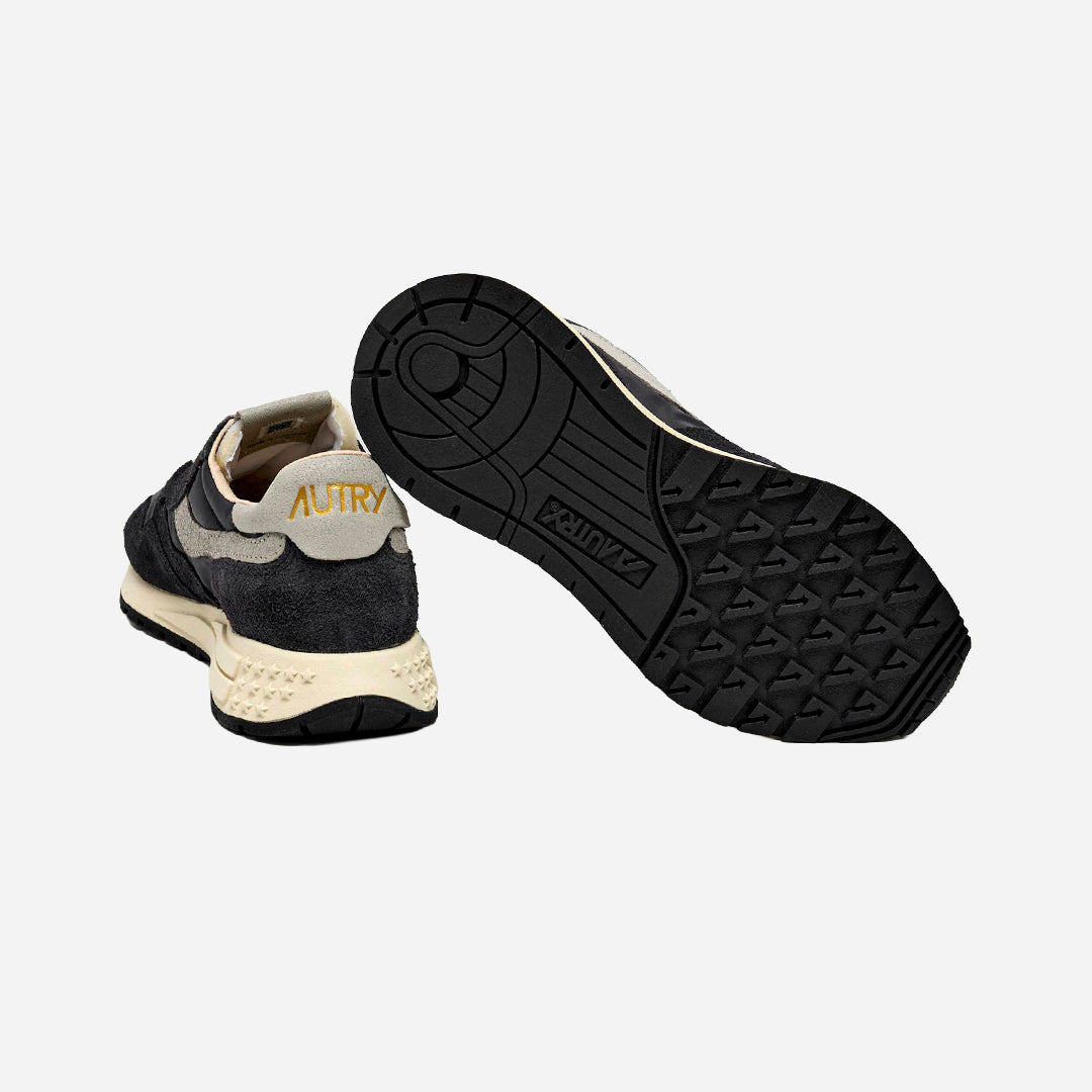 Tenis Reelwind Low Gamuza Negro/Marfil A.